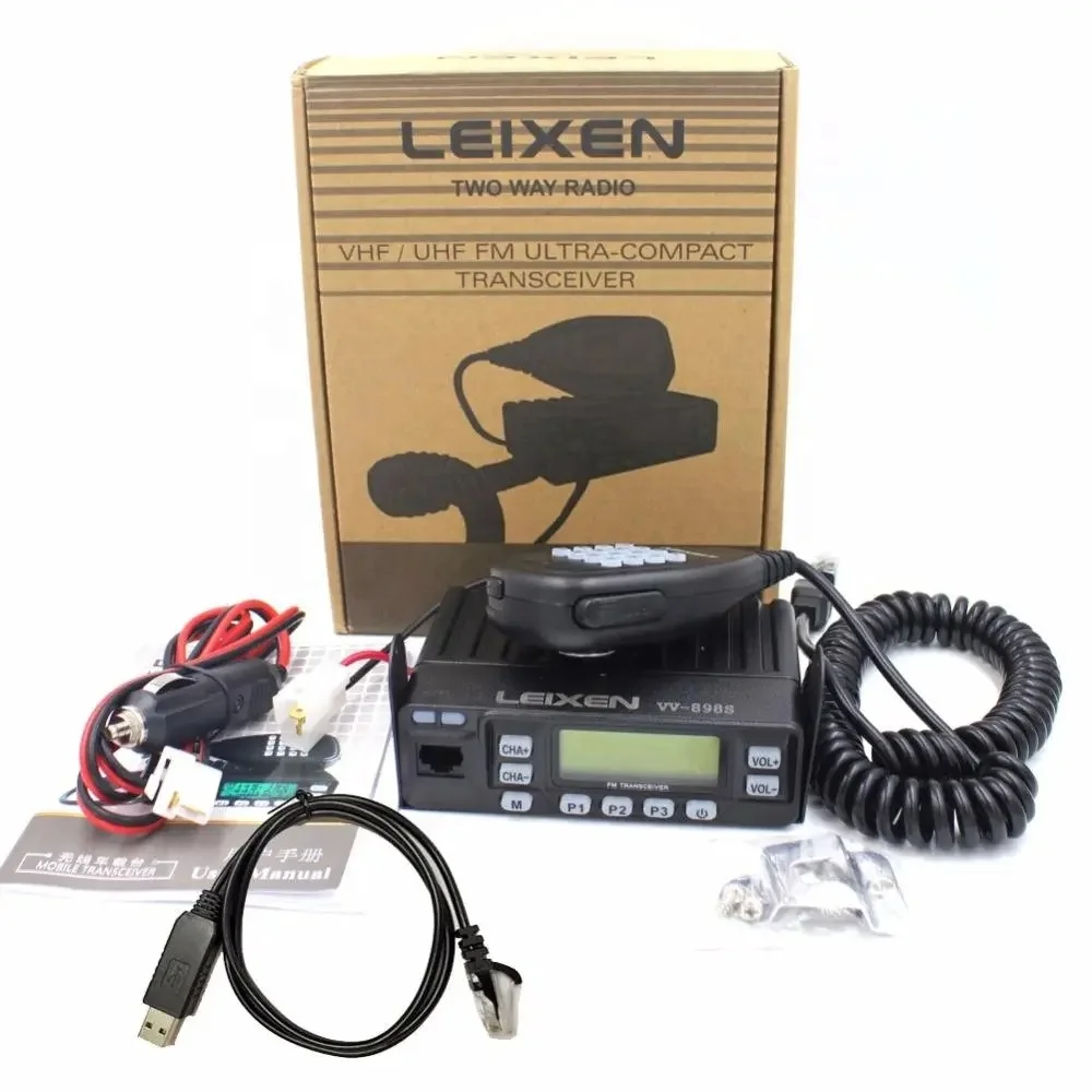 LEIXEN VV-898S 25 Вт двухдиапазонный 136-174/400-480 МГц любительский радиоприемопередатчик