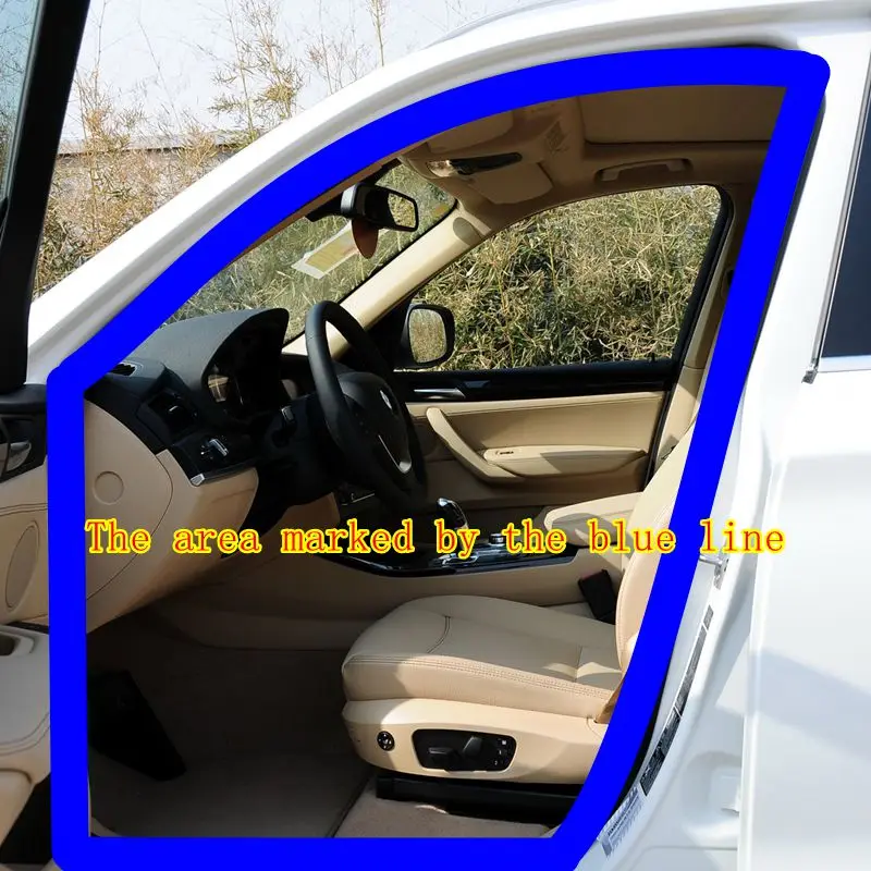 Фото Подходит для BMW X3 E83xDrive18d 30i xDrive28i xDrive25i резиновая лента дверной рамы водонепроницаемая и звукоизоляционная уплотнительная лента №3