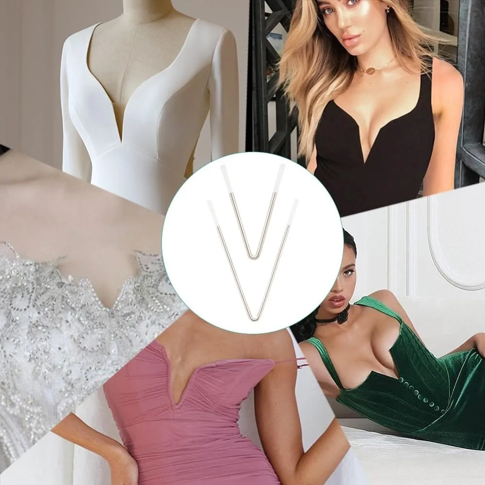 20 шт. 2 стиля V-образная форма проволока для бюстгальтера из нержавеющей стали 201