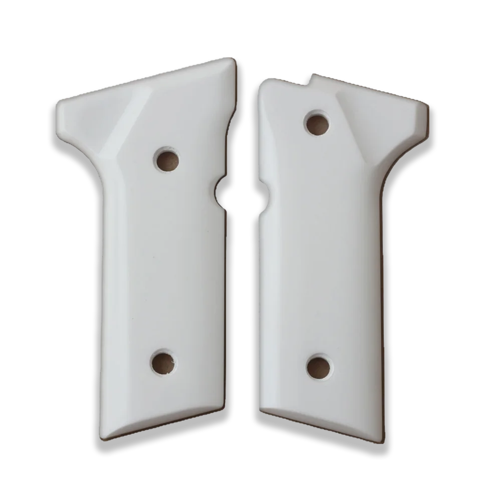 KSD Brand Beretta Vertec, 92X Vertec, Compatible White Acrylic Grips