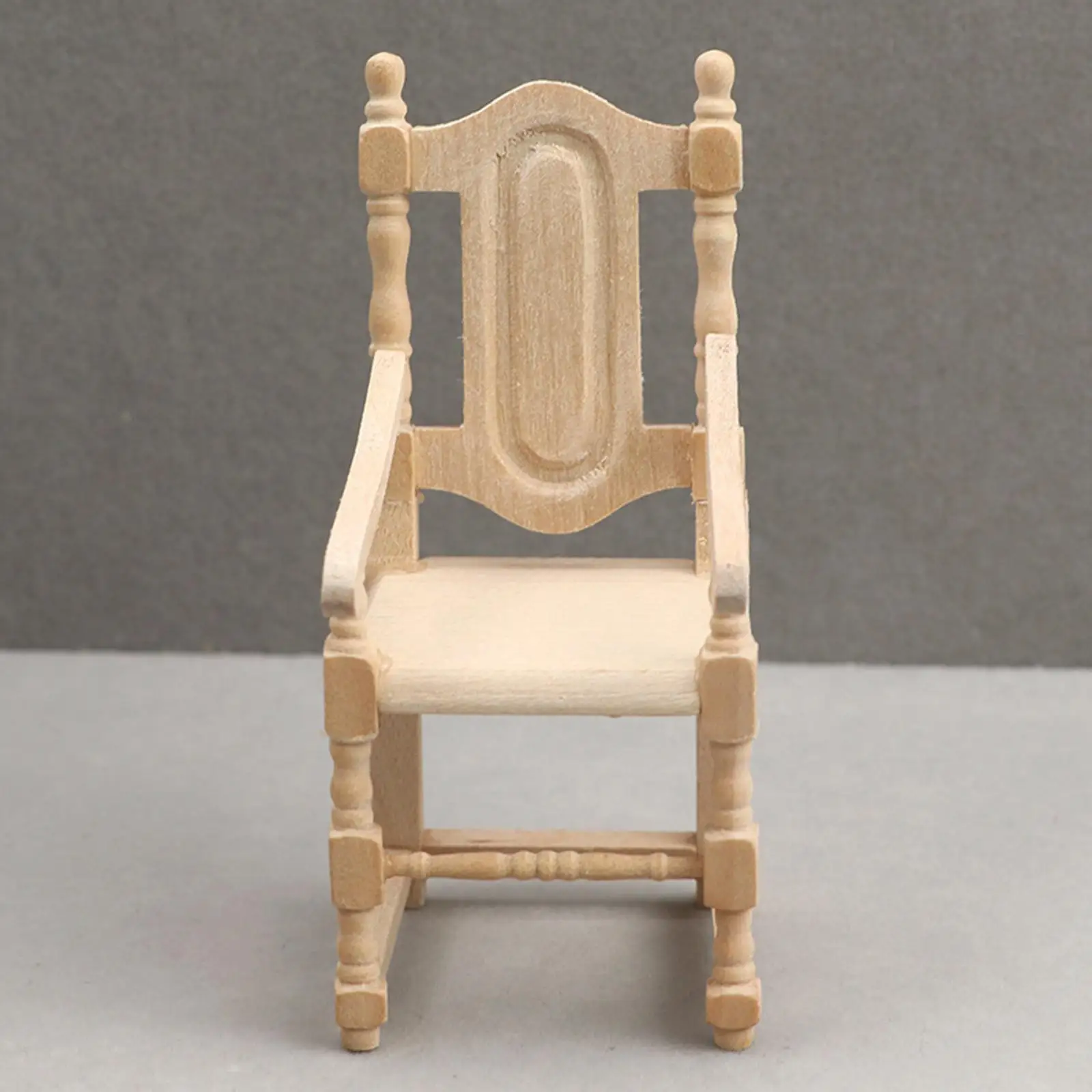 

1/12 Dollhouse Miniature Chairs for Kitchen Coffee Bar Decor
