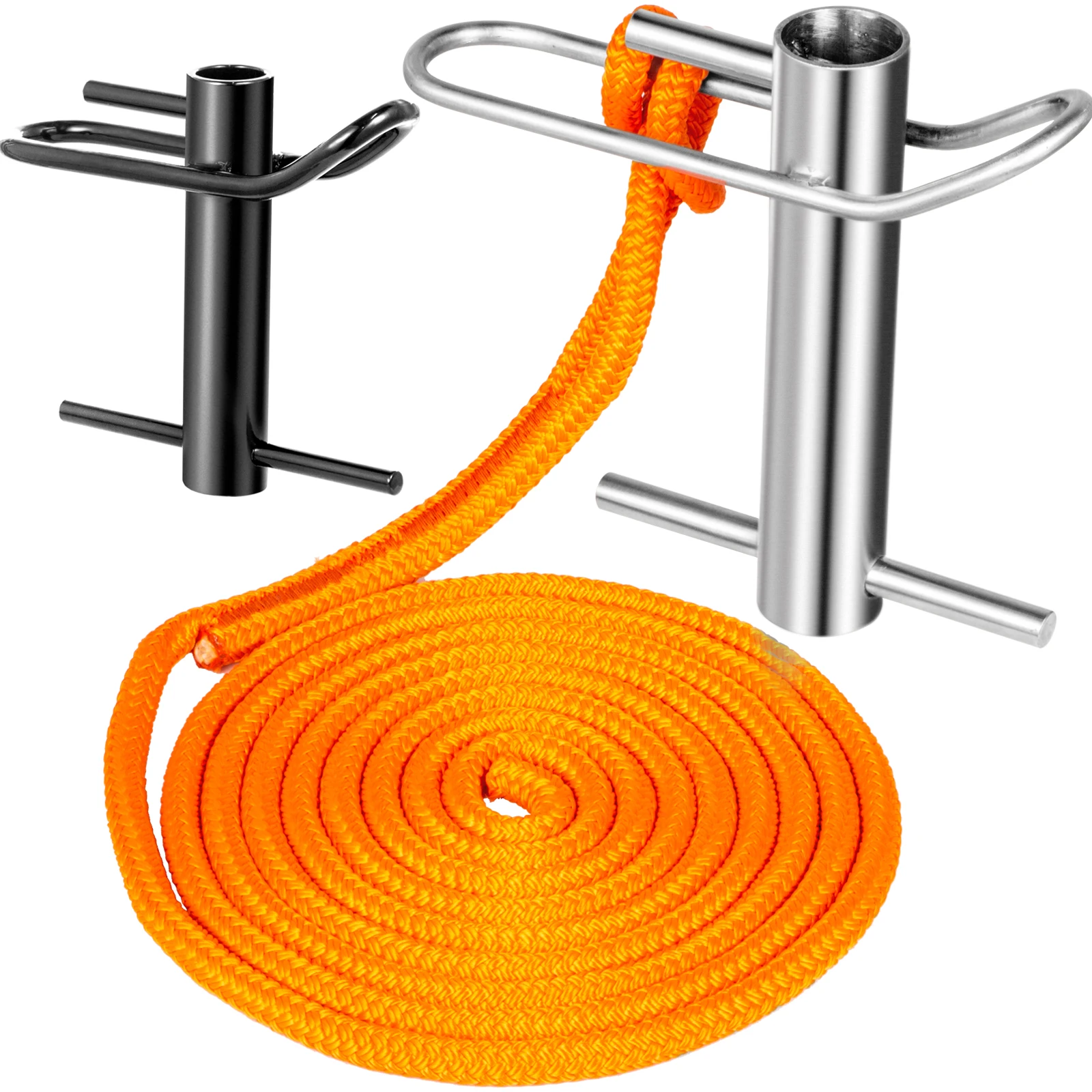 

VEVOR Whoopee Sling 16 ft Port Wrap Eye Sling 3/4 дюймов с портом из нержавеющей стали, оберточный трос Arborist, фрикционное устройство для регистратора