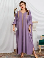 toleen women plus size large elegant maxi long dress 2022 summer butterfly abaya muslim party evening festival oversize clothing