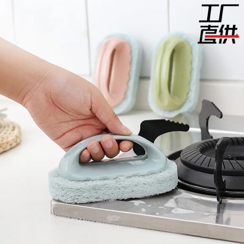 

Kitchen Utensils Washing Pot Cleaning Brush Magic Sponge Wipe Strong Decontamination Bathtub Brush Tile Brush