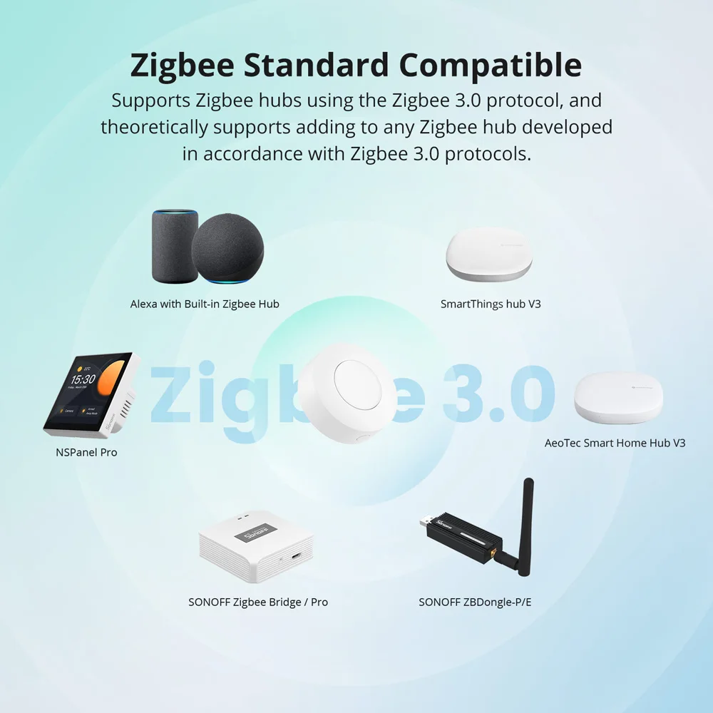 SONOFFF SNZB-01P Smart Zigbee Wireless Switch 1-10 шт