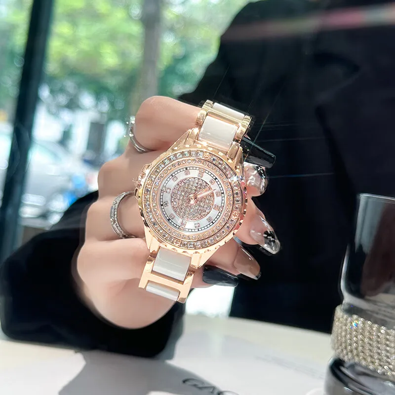 Quartz wrist watches luxury women diamond watch girl watch new in women's watches free shipping
