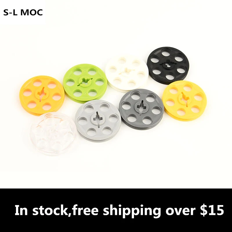 4185, кубики с клиновидным ремнем и колесным шкивом, коллекционные модульные игрушки GBC для технического комплекта MOC, продажа, совместимые строительные блоки