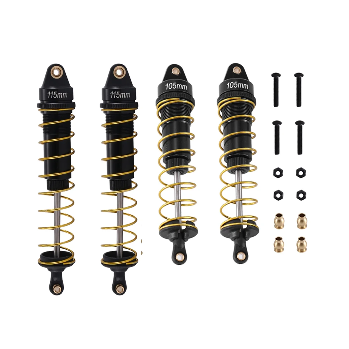 

4 шт. металлический передний и задний демпфер для Arrma 1/10 SENTON Big Rock Upgrade Parts,4