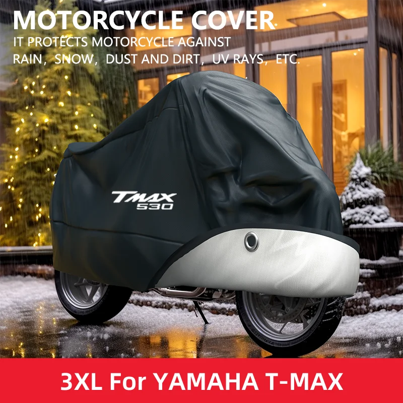 

For YAMAHA T-MAX TMAX 530 T max 530 T-Max530 TMAX530 Motorcycle Cover Outdoor Uv Protector Dustproof Rain Covers