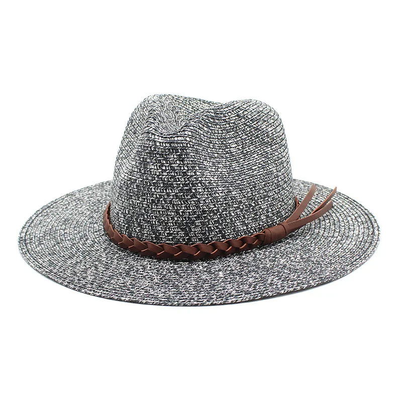 Womens Summer Panama Hats Hand Made Straw Beach Hat Designer Sun Caps For Women Men Couple Outdoor UV Brand Travel Cap