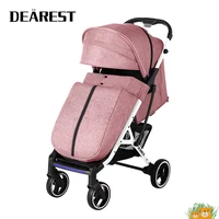 dearest 2022 baby stroller aluminum alloy frame suitable for all seasons one button folding