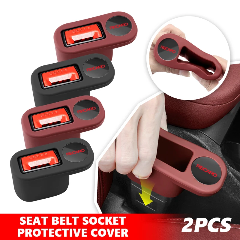 Фото Защитная накладка на основание ремня безопасности из TPE для Recaro, аксессуары для интерьера автомобиля №1