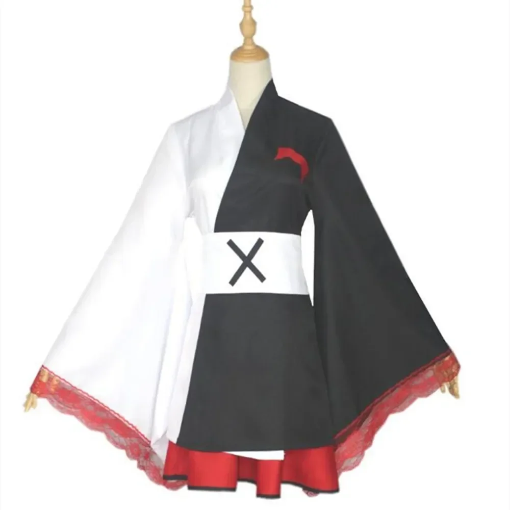Anime Danganronpa Monokuma Dangan Ronpa Kimono Pinafores Dresses Women Cosplay Costumes Clothes