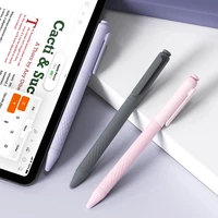 silicone pencil case for apple pencil 2nd with 3 pieces nib cover tablet touch stylus pouch portable protective cover