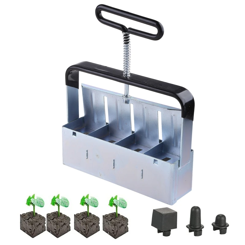 

Handheld Manual Soil Block Maker Micro Soil Blockers Set Soil Blocking Tool