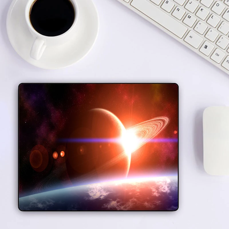 

Electric Elf Saturn's Children's Small Mouse Pad Desktop Laptop Accessories Simple Office Comfortable Notebook Mouse Pad Office