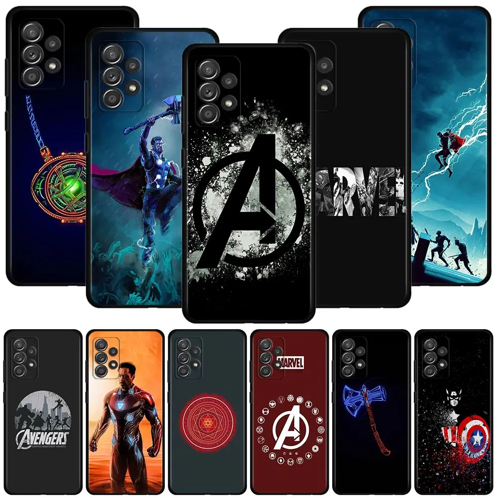 

Marvel MCU Avengers Endgame Case For Samsung Galaxy A12 A52 A71 A51 A32 A21s A31 A02s A23 A72 A41 A22 A52s A53 A73 Phoen Cover