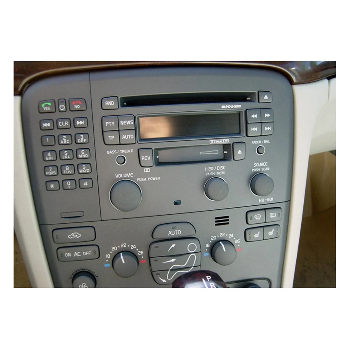 Для Volvo S80 1999-2005 Автомобильная стерео панель приборной панели 2 Din рамка отделка