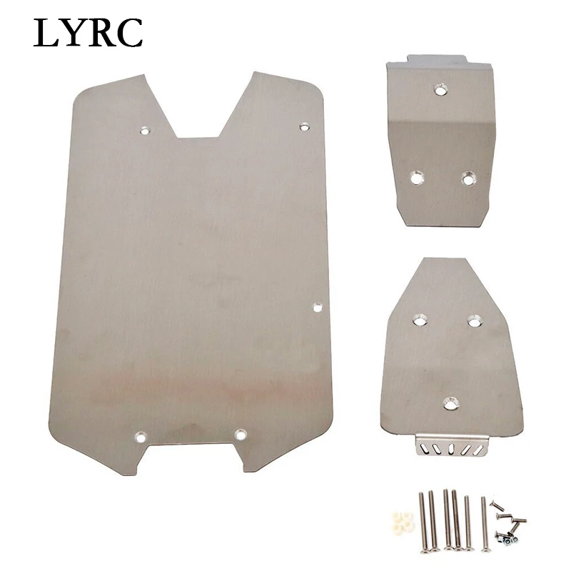 

Metal Stainless Steel Chassis Armor Skid Plate for Arrma 1/10 Granite Senton Big Rock Vorteks Typhon Upgrade Parts