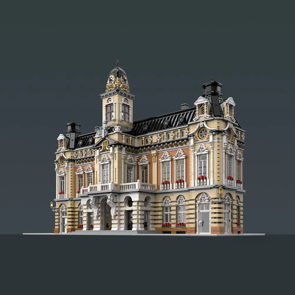 НОВЫЙ MOC высокой сложности 14705 шт. известная архитектура модель города городской