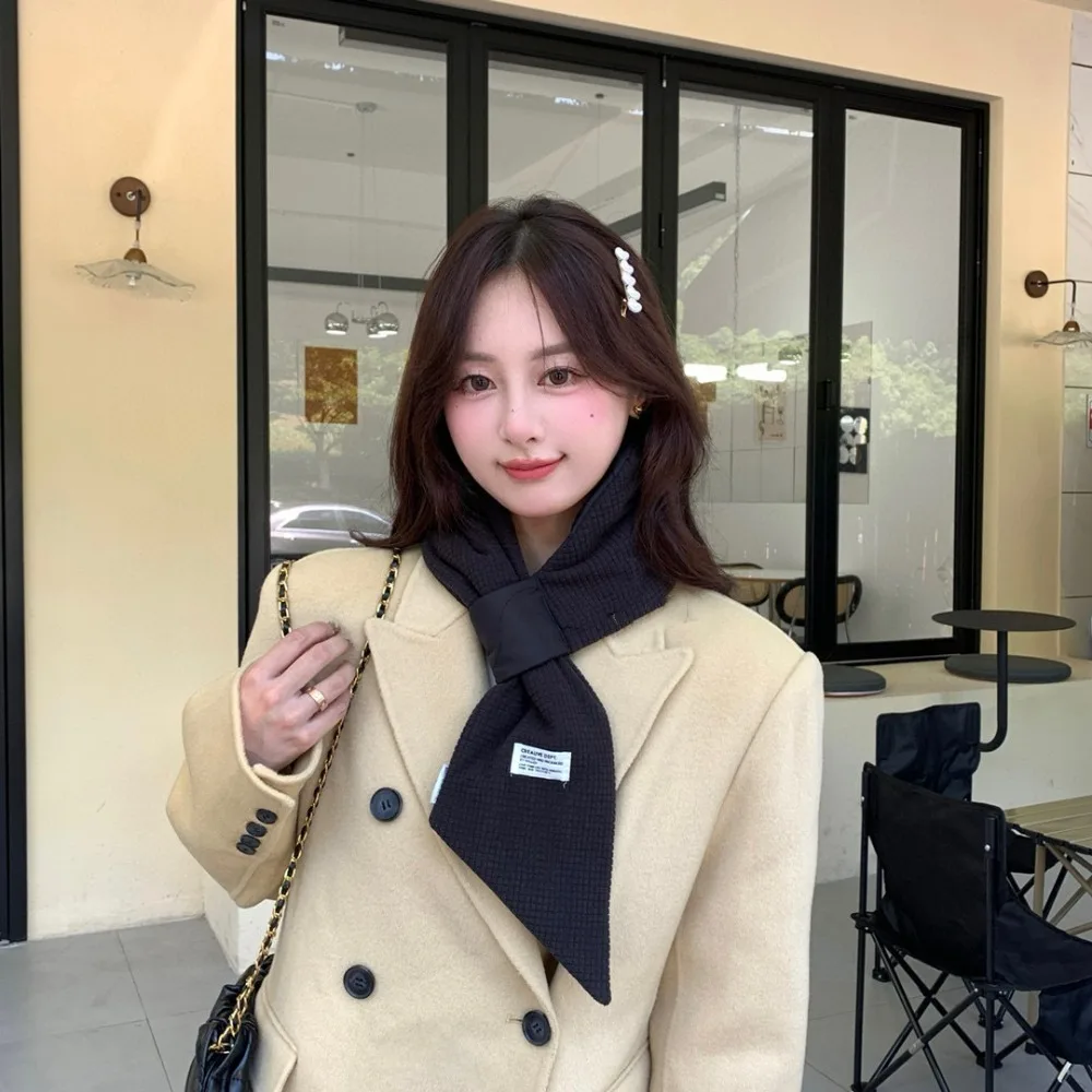 Мягкий шарф с перекрестными перьями сохраняющий тепло аксессуары для одежды