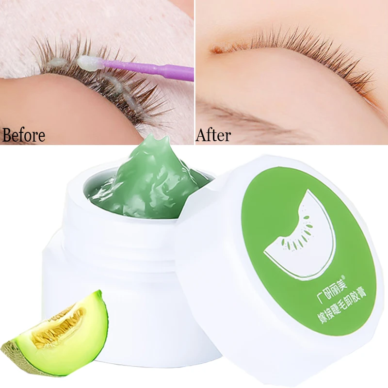 

5g Grafted Eyelash Remover Cream Not Stimulation Quickily Gently Removing Eyelashes Extension Glue Fruit Fragrancy Removal Tool