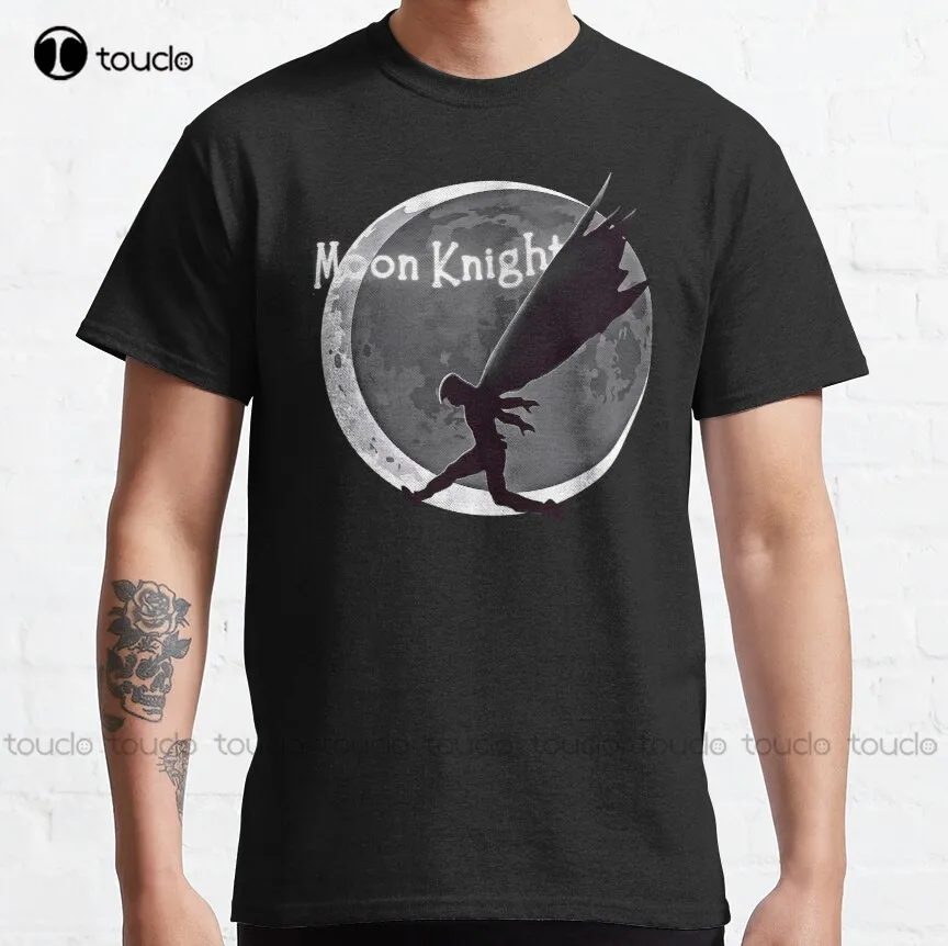 

Классическая футболка Марка рыцаря Луны спектра мужские модные креативные повседневные смешные футболки в стиле Харадзюку ретро