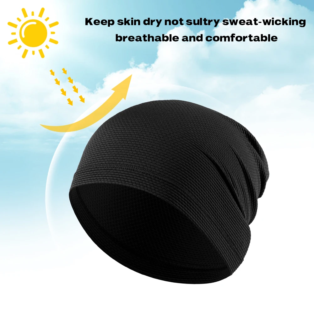 Fashion Pile Hat Men Women Cap Thin Breathable Soft Beanies Outdoor Sport Headscarf Hip Hop Baseball Tennis Running Accessories |