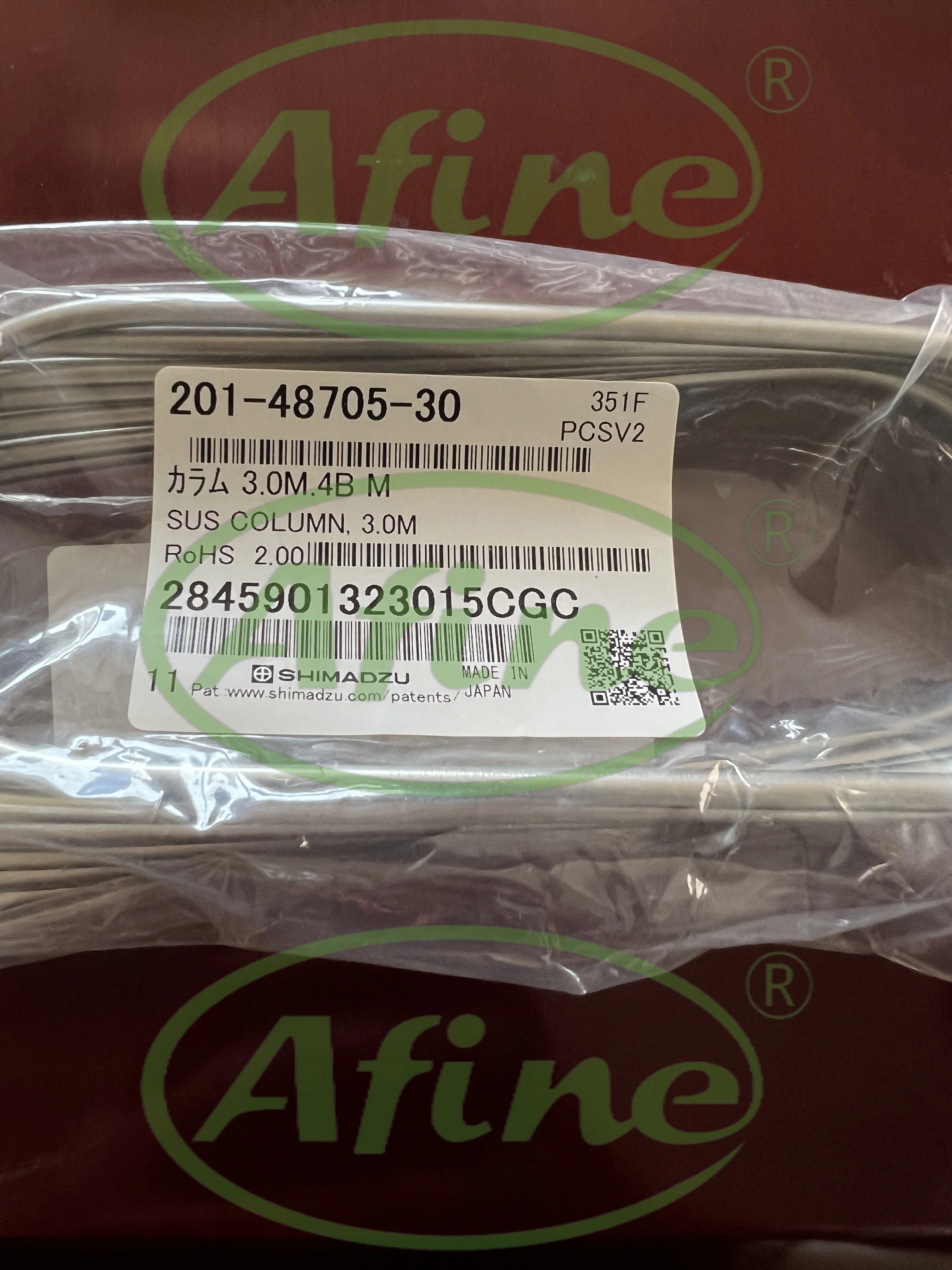 AFINE Shimadzu 201-48705-30 Колонка из нержавеющей стали 3 0 м для GC-2018