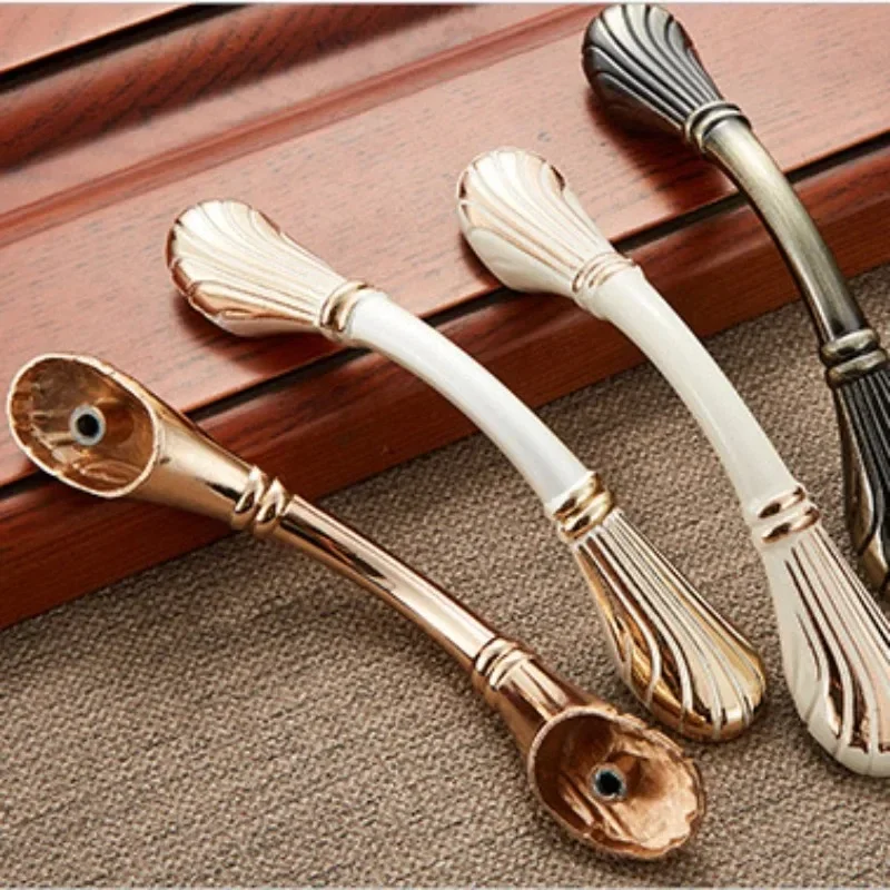 Европейский стиль цвет слоновой кости белый шкаф современный минималистичный