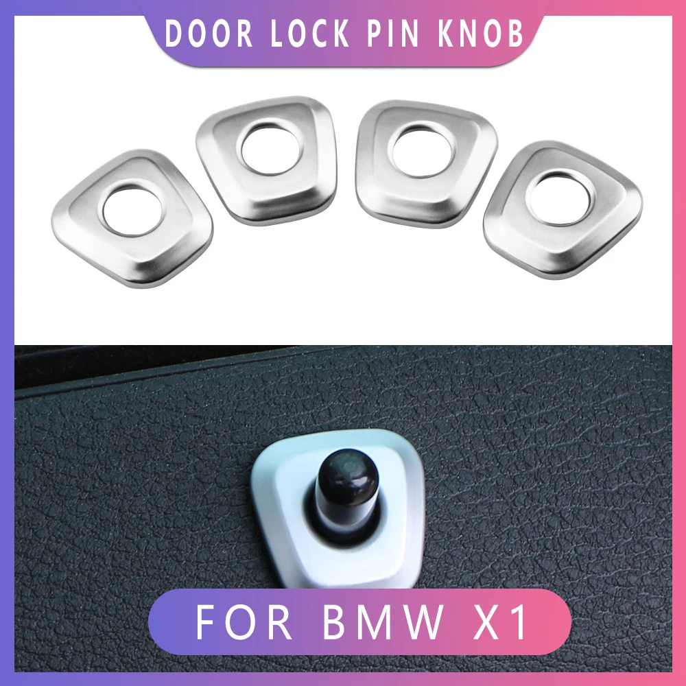 

4 шт./комплект, хромированные автомобильные наклейки для BMW X1 F48 2016 2017 2018 2019 2020