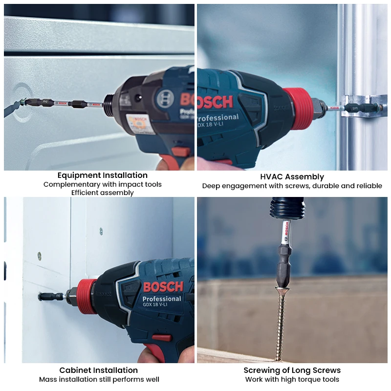 Набор бит для отвертки Bosch Ph1/2/3 Pz2/3