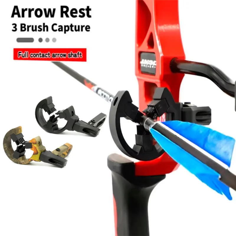 TP811 Щетка для стрелы стрельбы из лука подставка Capture с 3 щетками камуфляж черный
