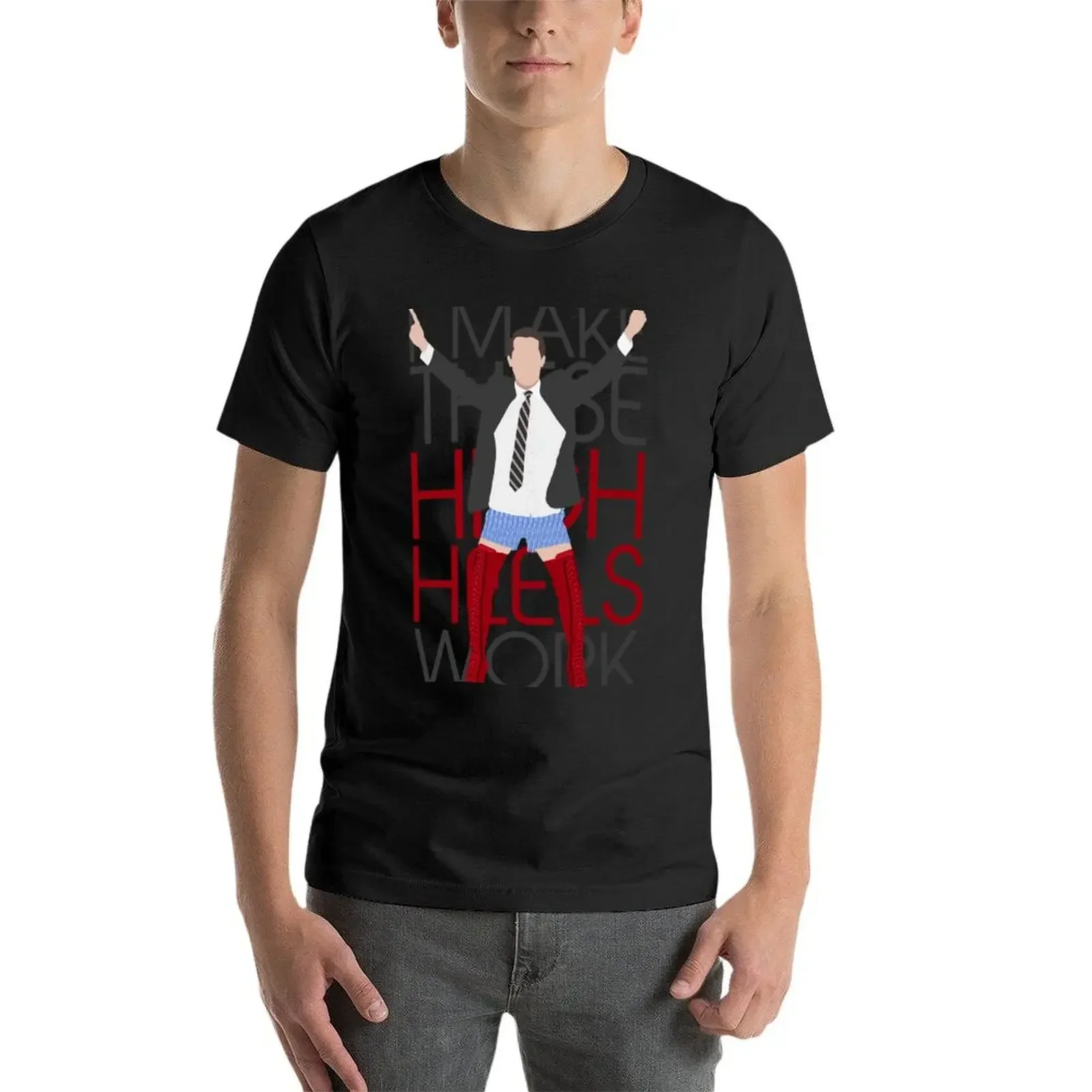 I MAKE THESE HIGH HEELS WORK-Kinky Boots Brendon Urie T-Shirt топы для мальчика большие и высокие футболки