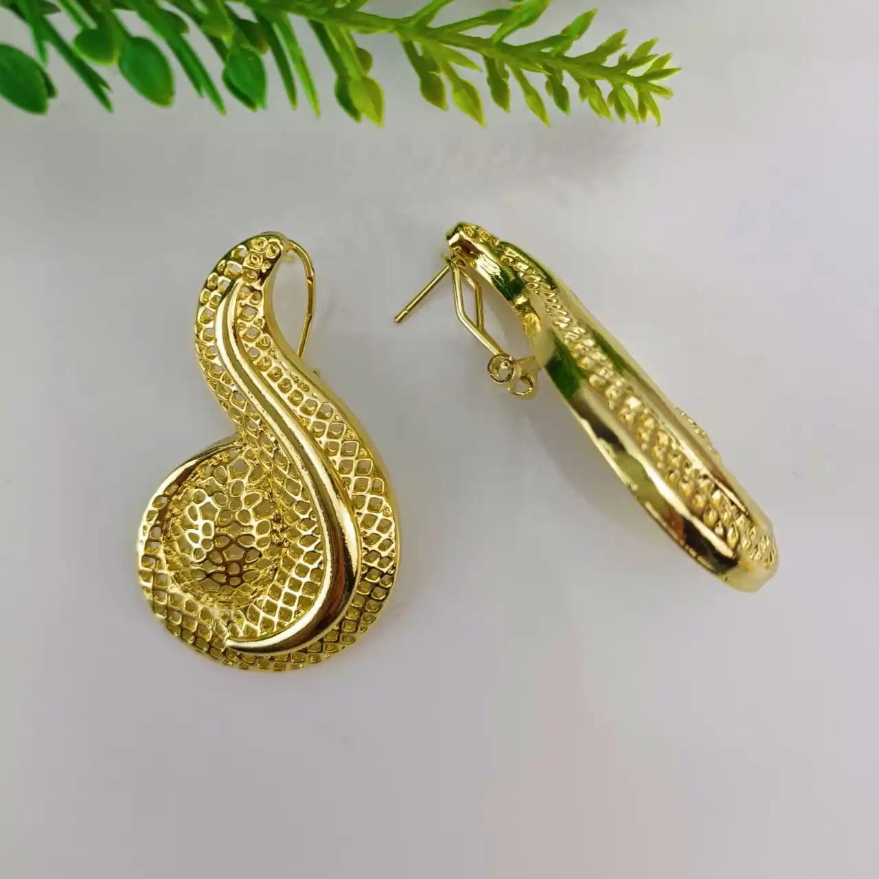 EMMA новейший роскошный бразильский позолоченный комплект ювелирных изделий