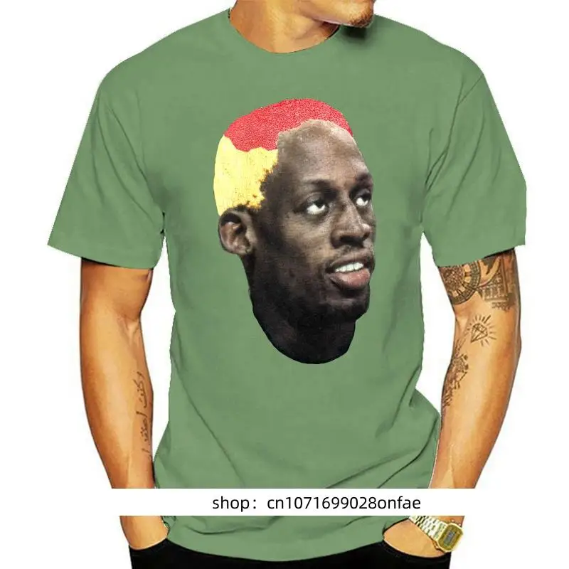 

Популярный баскетбольный Топ Langka Denis Rodman 1996, футболка в стиле хип-хоп, рэп, Cetak Ulang (1)