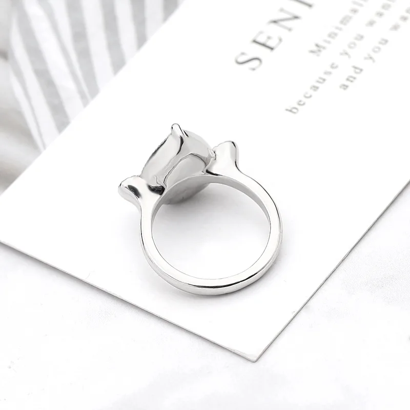 Кольца с сапфировым сапфиром Для мужчин и женщин ювелирные изделия из аниме