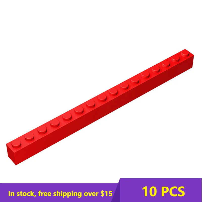 

10PCS MOC Bricks 2465 1x16 for Bricks Bulk Model Building Blocks Parts DIY Educational High-Tech Parts Toys
