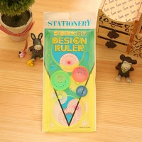 1pcs drawing toys spirograph multifunctional geometric ruler drafting tools stationery students office supplies hot sale