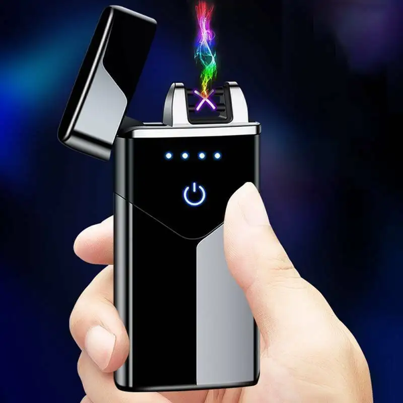 

Electric Plasma Rechargeable Flameless Arc Lighter USB Double Touch Sensor