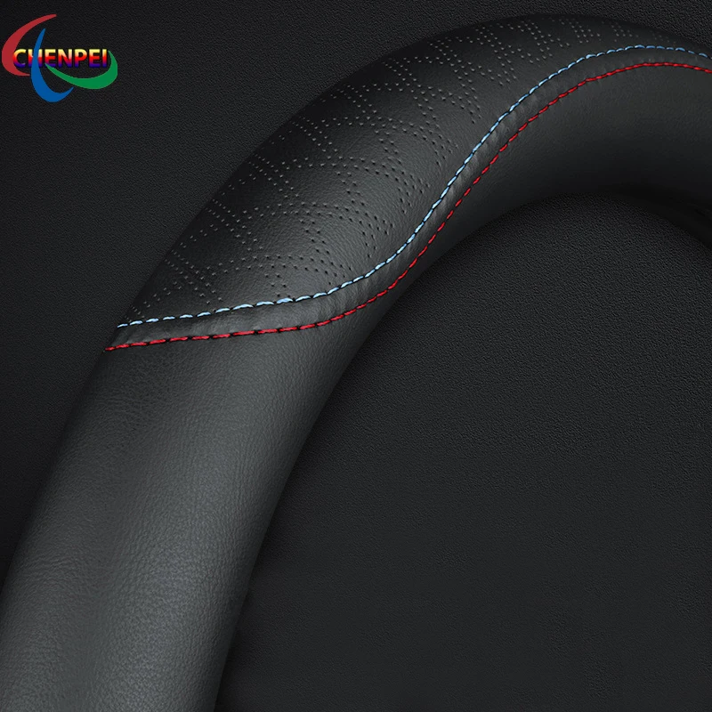 Фото Кожаный чехол на руль для Volvo XC40 XC60 XC90 V60 V90 V40 S60 S90, аксессуары для украшения интерьера автомобиля №5