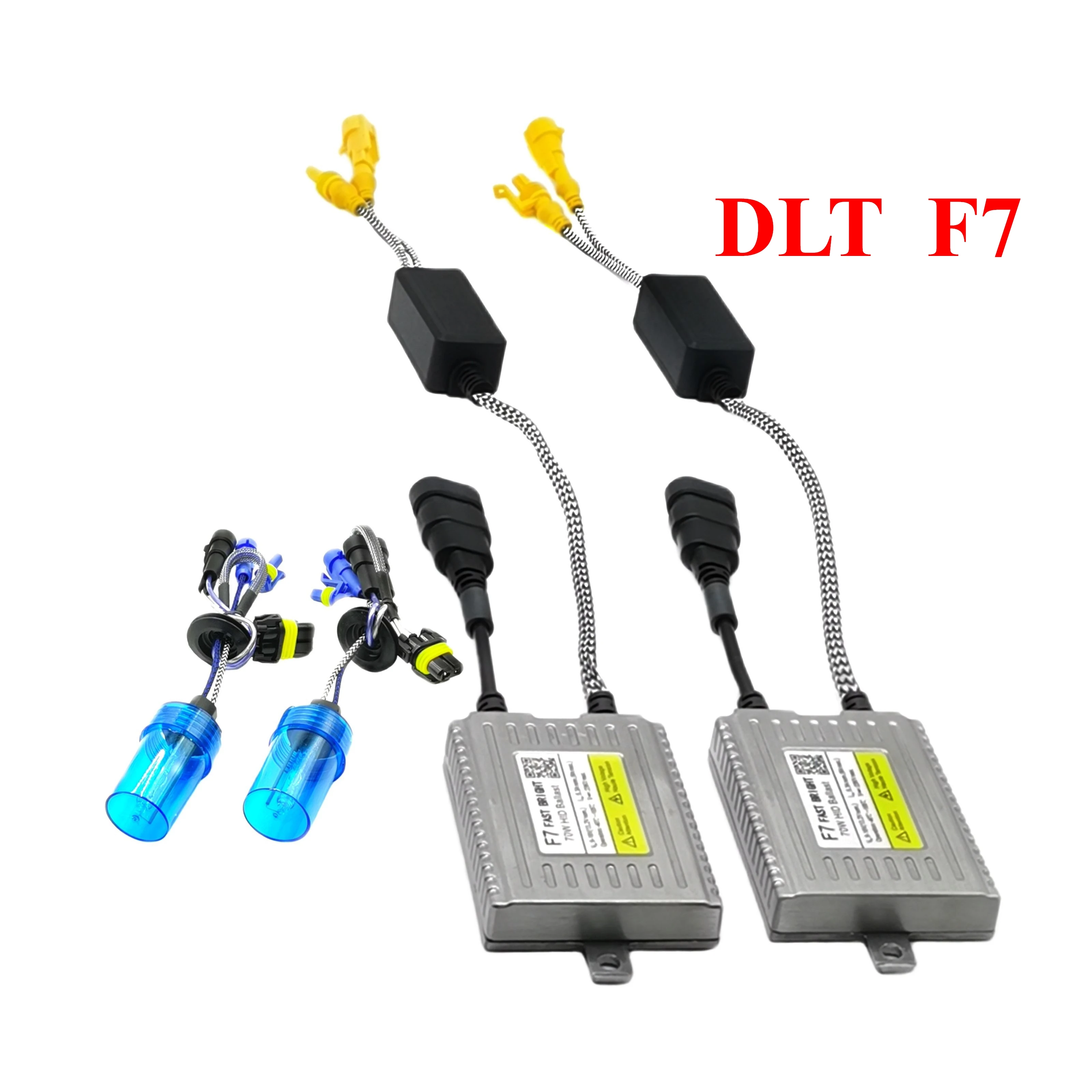 

DLT F7 70 Вт ксеноновые комплекты 9005 9006 H1 H3 H7 H8 H9 H11 D2H 9012 12V24V автомобильные грузовики HID фары сверхъяркий высокое качество