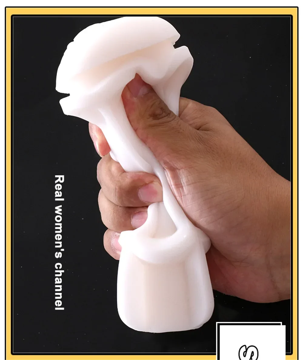 Мягкая резиновая улитка кульминация чашка самолета сосание рта анальная вагина