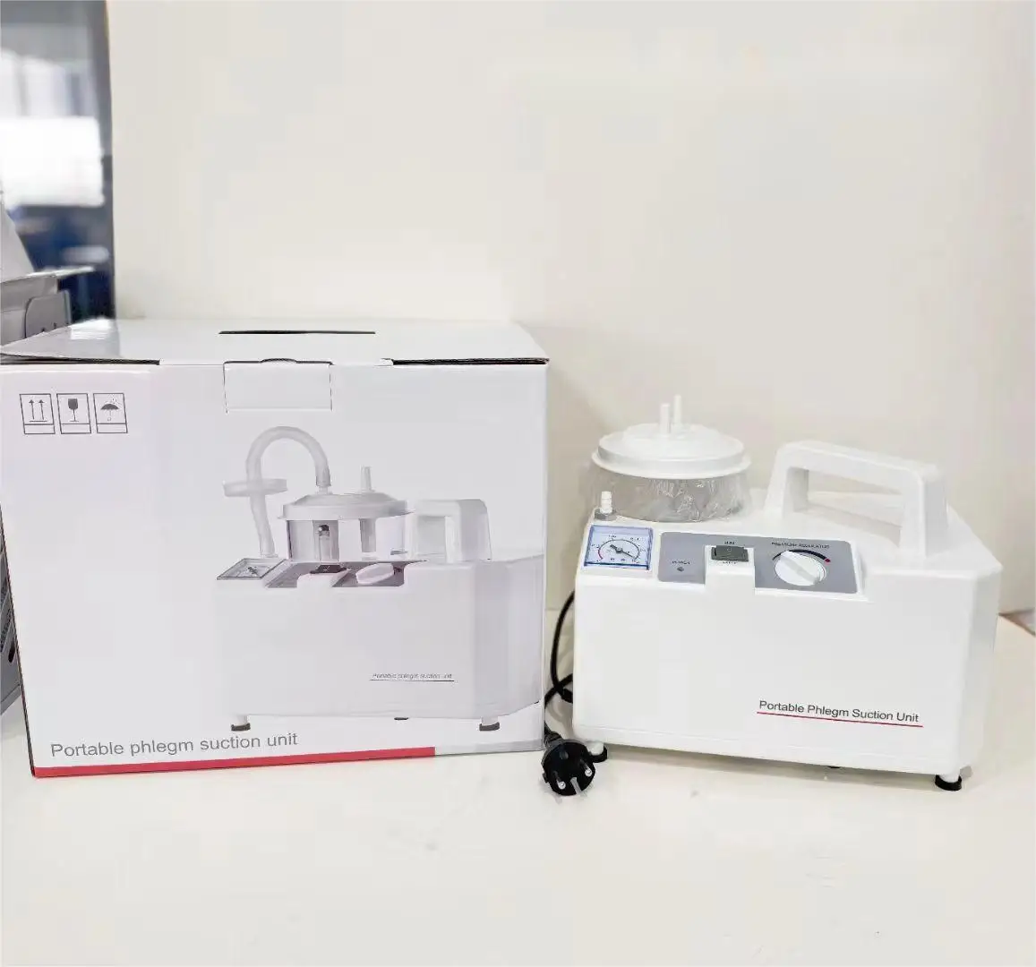 Электрический хирургический вакуумный экстрактор Phlegm со стальным и пластиковым