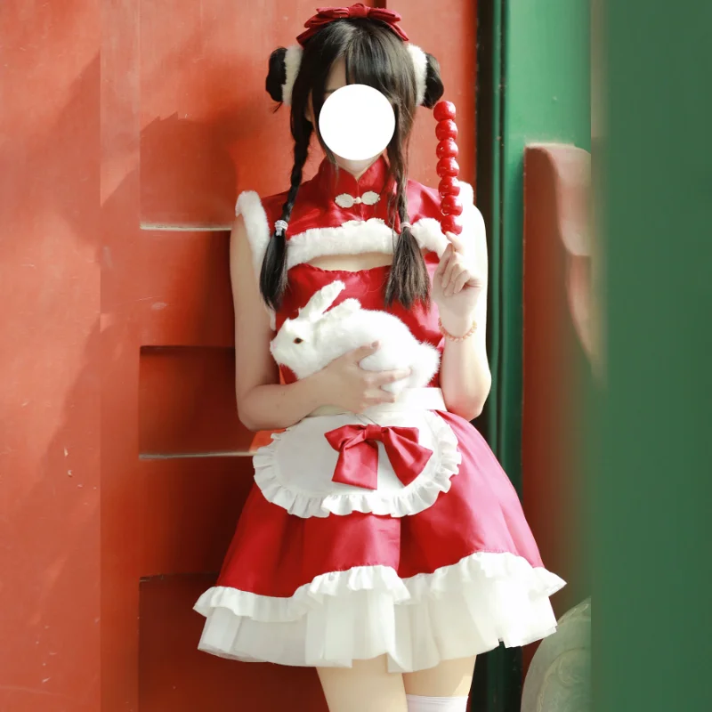 

Christmas Sexy Suit Nightclub Bunny Girl Sexy Maid Seduce Cute Princess Party Halloween Cosplay Costume