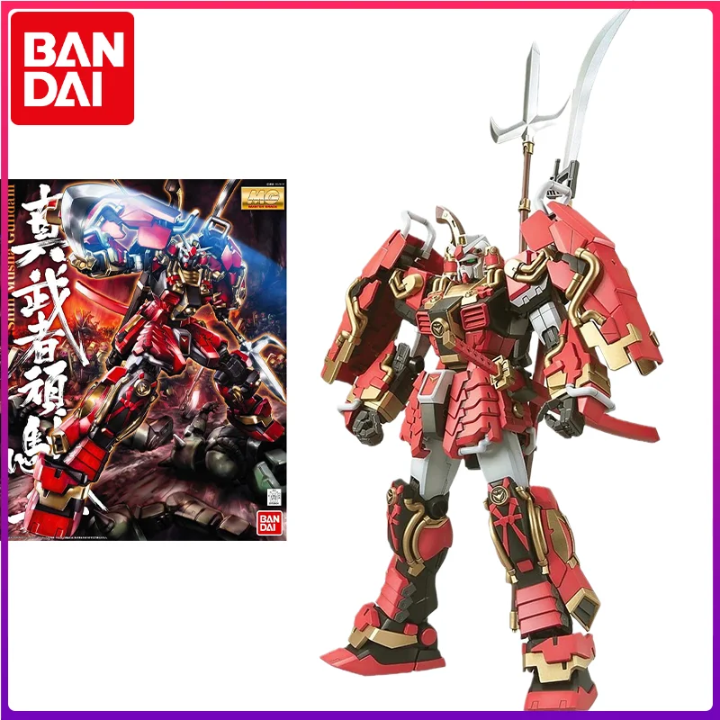 

Bandai Original Gundam Model Kit Anime Figure MG 1/100 RX78 SHIN MUSHA GUNDAM Action Figures Collectible Toys Gifts for Kids
