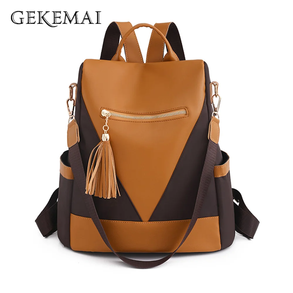 

Женский рюкзак из ткани «Оксфорд», с защитой от кражи