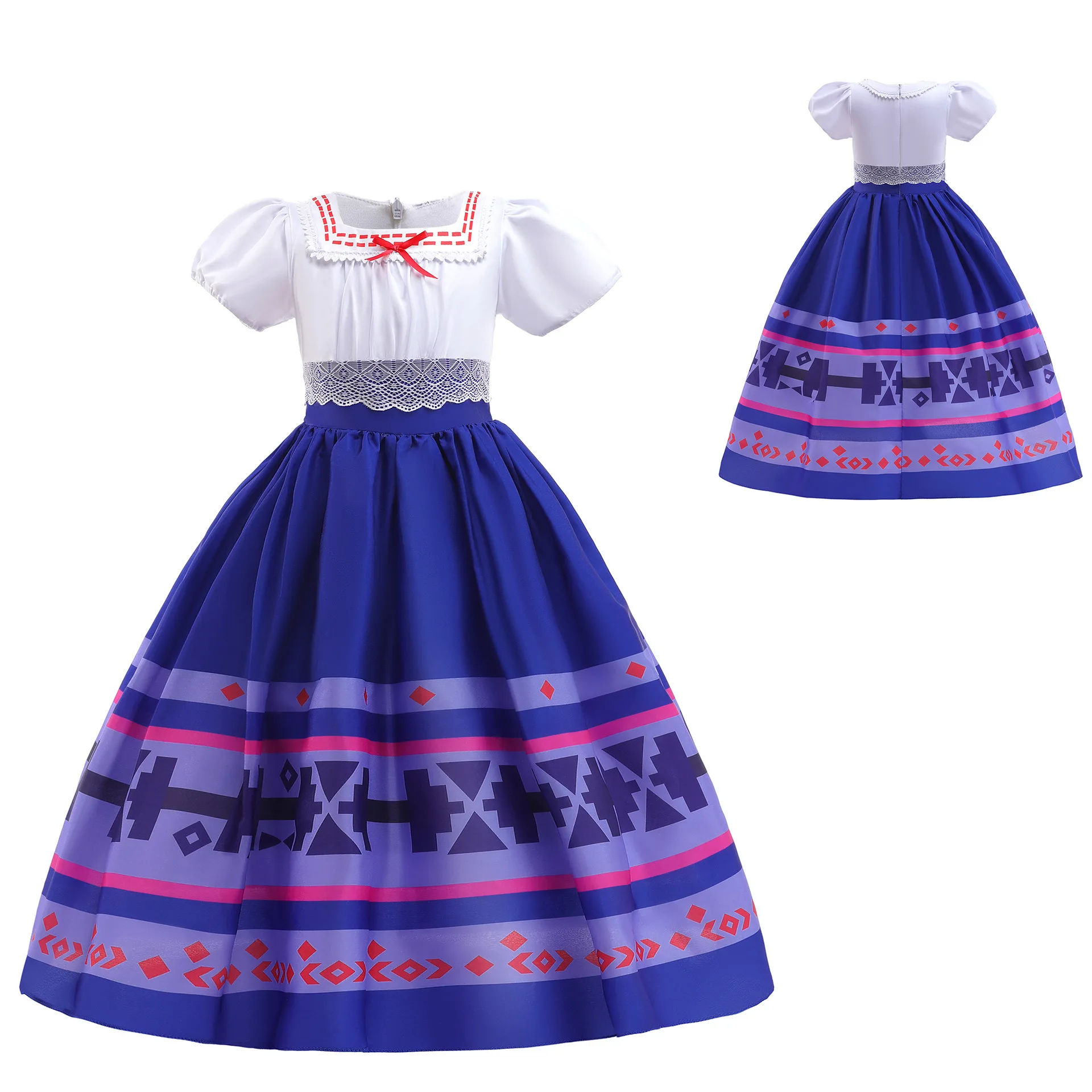 

Rocwickline New Summer and Autumn Girl's Party Dress Encanto Luisa Cosplay A-Line High-quality Sweet Ball Gown Elegant Dress