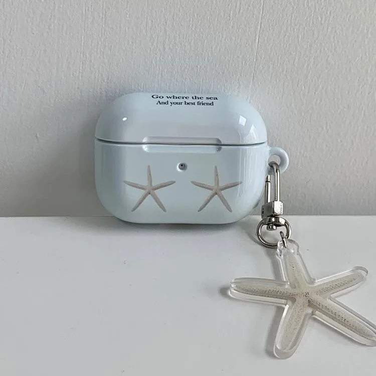 Наушники с рисунком в виде морской звезды для Airpods 1 2 Airpods3 защитный чехол Airpod Pro