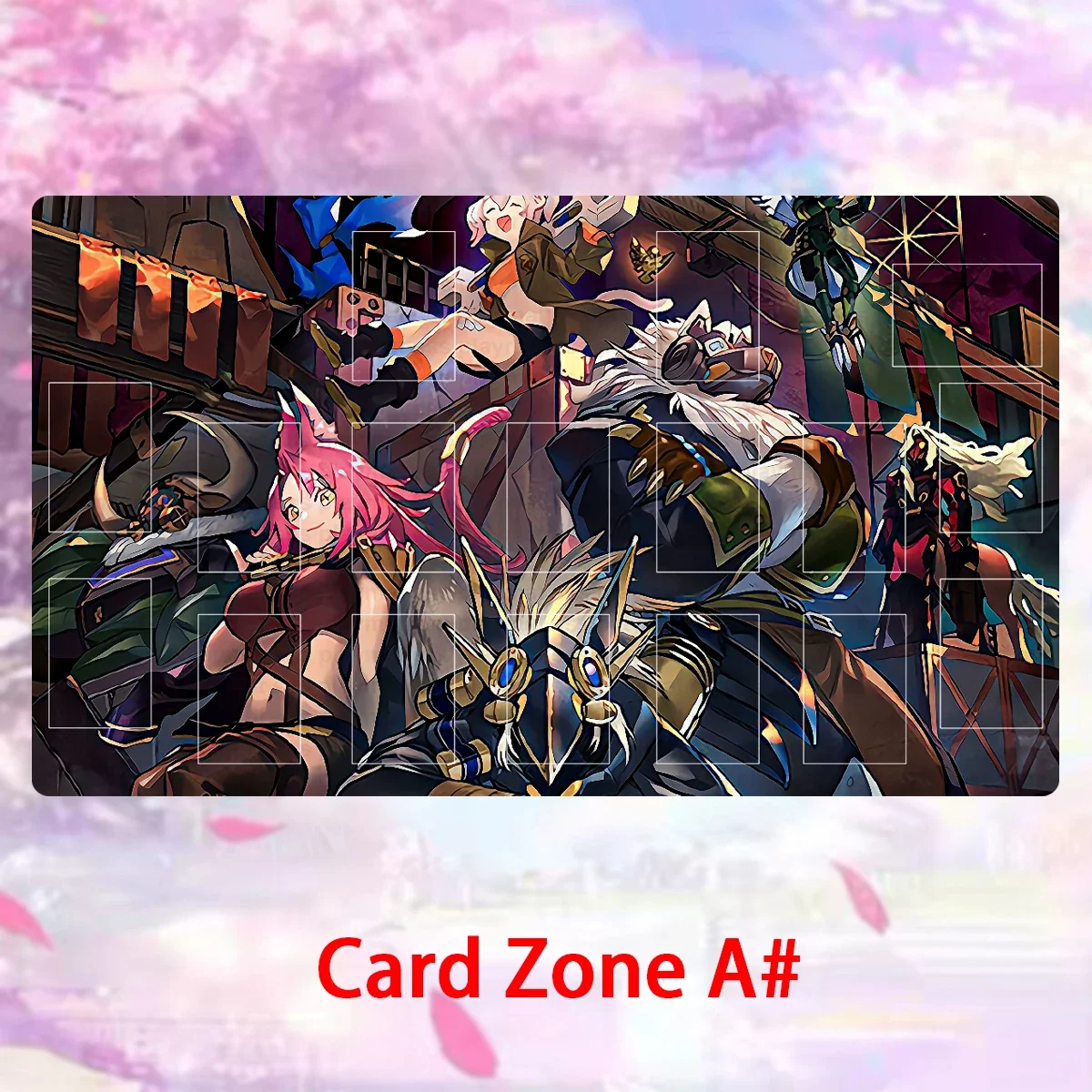 YuGiOh Playmat Tri-Brigade Shuraig The Ominous Omen Mat TCG CCG Настольная игра Коллекционный коврик для